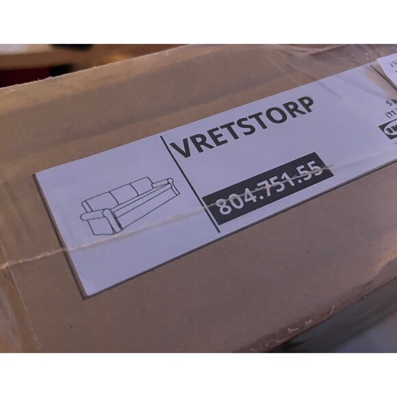 Ikea VRETSTORP Cover for sleeper sofa Kilanda light beige new Replacement couch - Picture 2 of 8